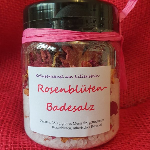 Rosenblüten- Badesalz