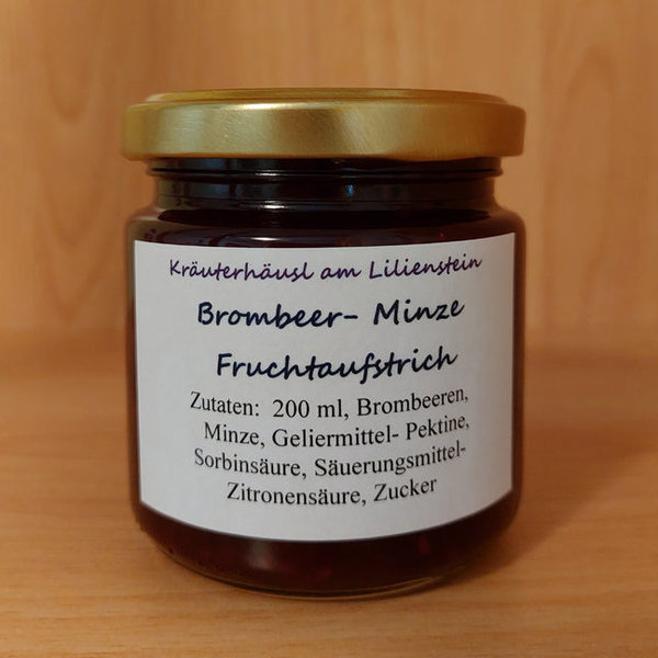 Brombeer- Minze Fruchtaufstrich