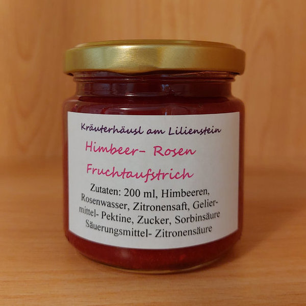 Himbeer- Rosen Fruchtaufstrich