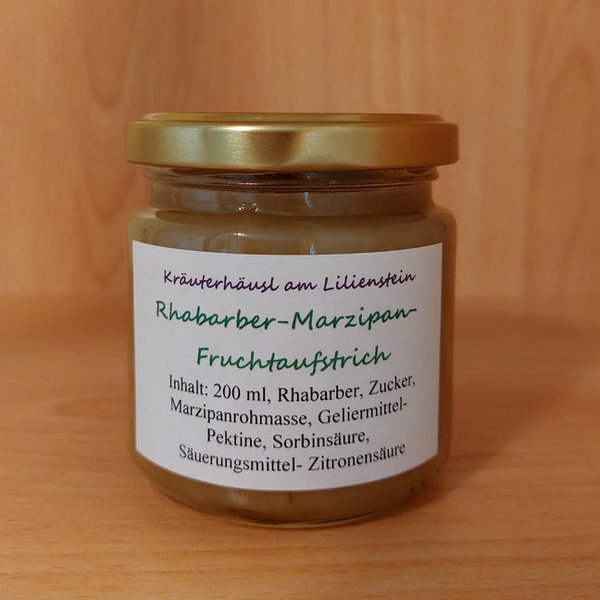 Rhabarber- Marzipan Fruchtaufstrich